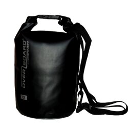 OverBoard wasserdichter Packsack 5 Liter Schwarz