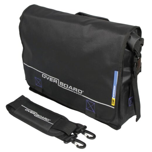 OverBoard wasserdichte Kurier Tasche LIGHT Schwarz