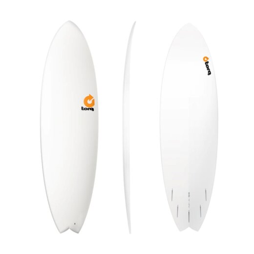 Surfboard TORQ Epoxy TET 6.6 MOD Fish  Weiss