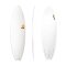 Surfboard TORQ Epoxy TET 6.6 MOD Fish  Weiss