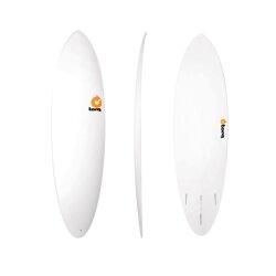 Surfboard TORQ Epoxy TET 6.8 Funboard  Weiss