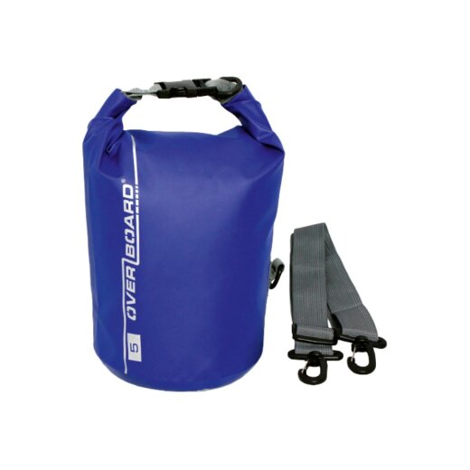 OverBoard wasserdichter Packsack 5 Liter Blau