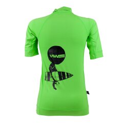 HW-Shapes TEAM Lycra Shortarm Turtleneck Flo Green
