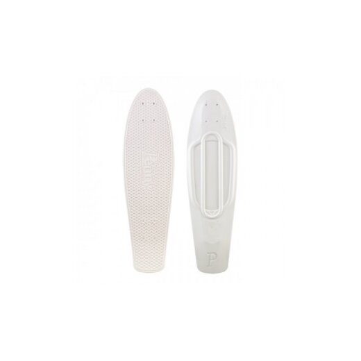 Penny Nickell 27" Skateboard Plasticcruiser Deck Wei&szlig;