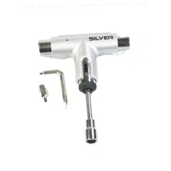 Silver Skate Longboard Tool Pro Silver / Silver Steel