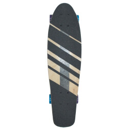 HW-Shapes MINI CRUISER Skateboard Burgundy Beige
