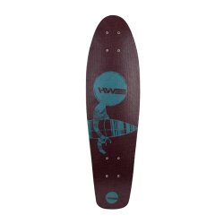 HW-Shapes MINI CRUISER Glasfaser Deck Burgundy Sky