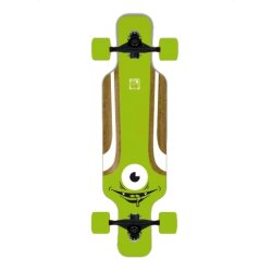 Solid EYE KID Longboard Komplettboard Gr&uuml;n
