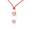Silver+Surf Silber Schmuck Surfboard Hawaii Rot
