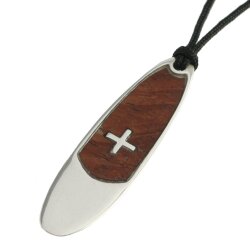 Silver+Surf Silber Schmuck SUP Gr XL Plus Holz
