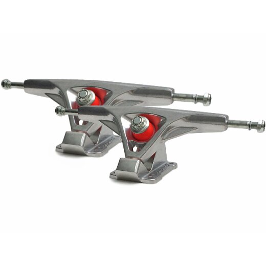 Kahalani V2 180mm Cast Precision Truck Longboardachse Silver