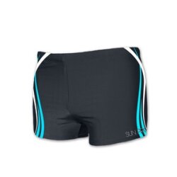 Sun Project Kids Swim BOXER Black / Blue Stripes