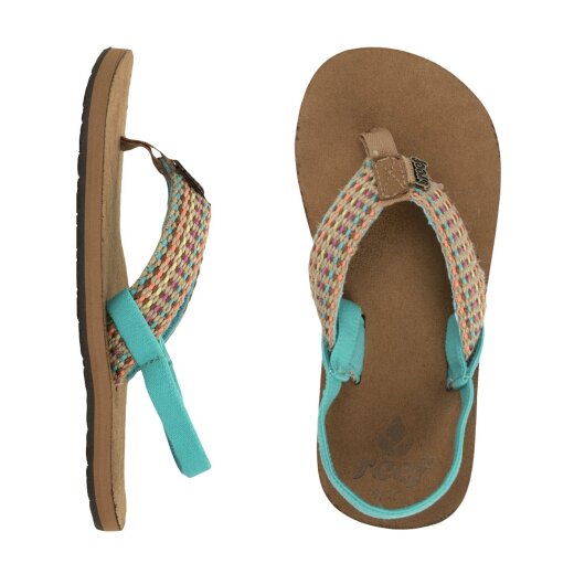 reef Little GYPSY Love Kids Zehentrenner Green
