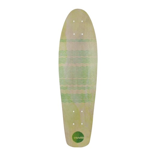 HW-Shapes MINI CRUISER Glasfaser Deck Green Wave