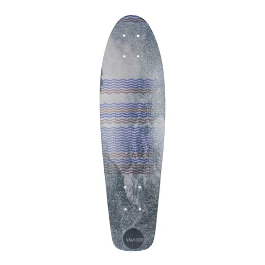 HW-Shapes MINI CRUISER Glasfaser Deck Grey Wave