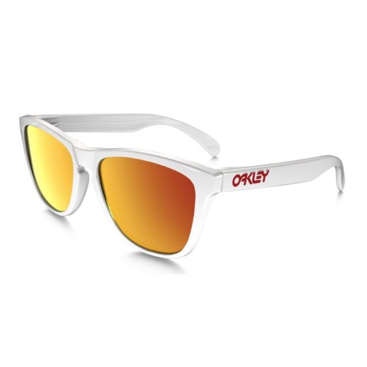 Oakley FROGSKINS Sonnenbrille Matte Black/Ruby Iridium