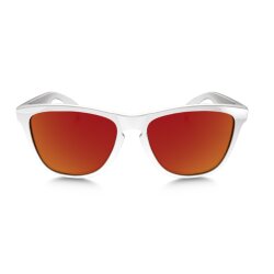 Oakley FROGSKINS Sonnenbrille Matte Black/Ruby Iridium