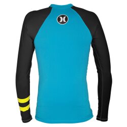 Hurley Lycra Rashguard Langarm ICON Blau
