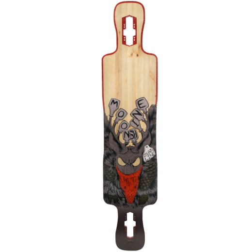 Moonshine COUNTY LINE Longboard Deck Firm Flex