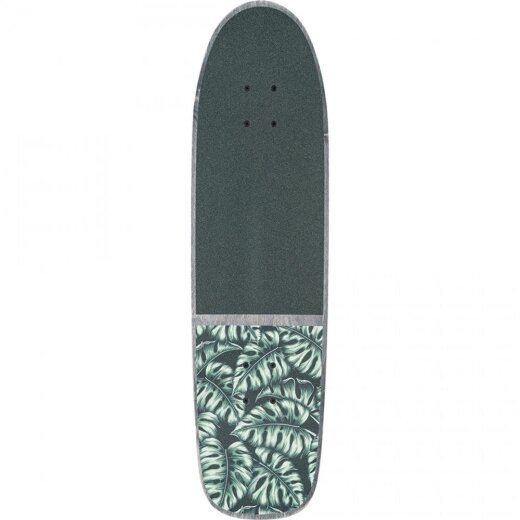 Globe BRUISER 30" Longboard Komplettboard Black Monstera