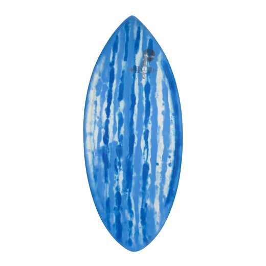HW-Shapes Waveskim EPOXYART White Blue Skimboard READY TO GO