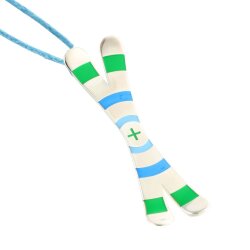 Silver+Surf Silber Schmuck Ski Gr L Cross Circle