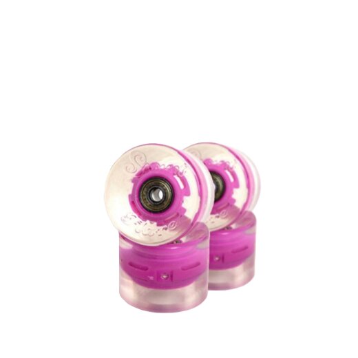 Sunset FLARE LED Street WHEELS (4er Set) 59mm/ 78a Pink