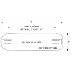 Moonshine RUM RUNNER Convict Longboard Komplettboard