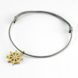 Silver+Surf Silber Schmuck Steuerrad Gr S vergolde