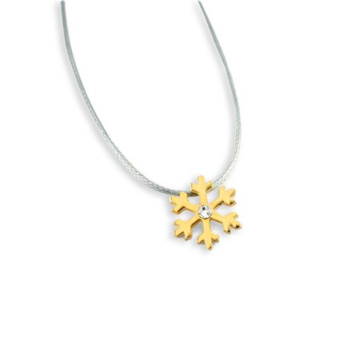 Silver+Surf Silber Schmuck Schnee Krist Gr S gold