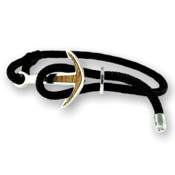 Silver+Surf Silber Schmuck Anker XL Wood Armband