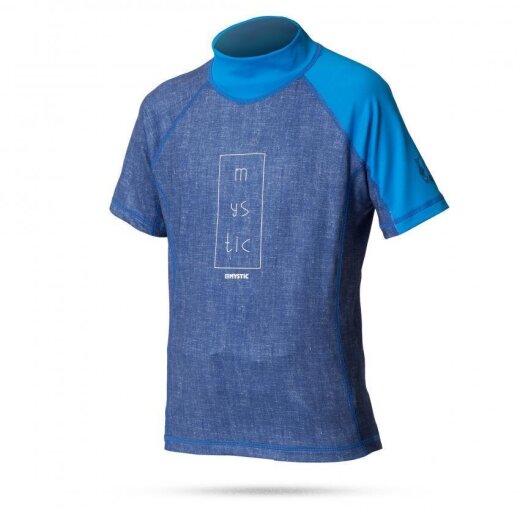 Mystic STAR Rash Vest UV-Shirt Kinder Kurzarm Blue