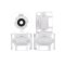 WELD-MFG LED  Wheels (4er Set) 59mm/ 78a White