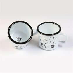 HW-Shapes Camping Blechtasse Emaille