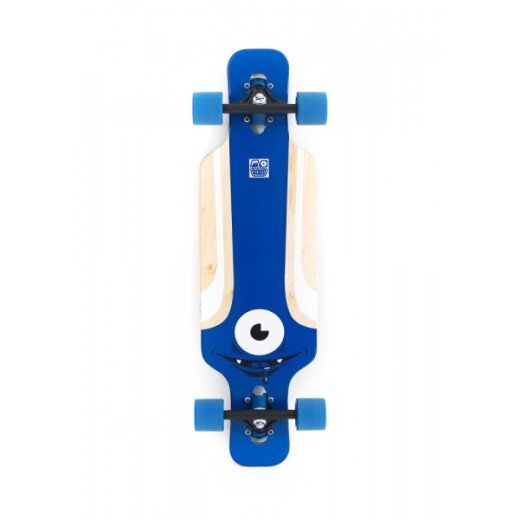 Solid Eye Kid Longboard Komplettboard blau