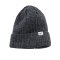 Cleptomanicx Hafen Beanie BiColour Heather Black