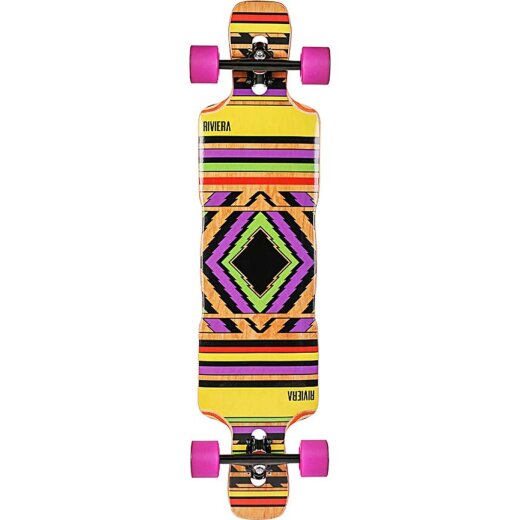 Riviera Hetah Longboard Komplettboard Drop Trough