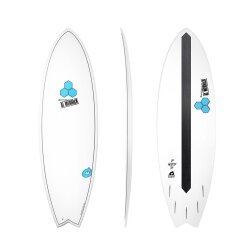 Surfboard CHANNEL ISLANDS X-lite Pod Mod 5.10 weis