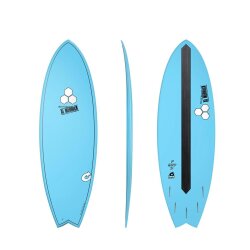 Surfboard CHANNEL ISLANDS X-lite Pod Mod 5.6 blau