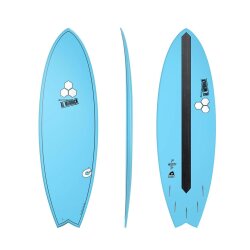 Surfboard CHANNEL ISLANDS X-lite Pod Mod 5.10 blau