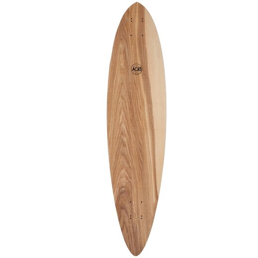AOB Sunny Longboard Deck Pintail Natural 