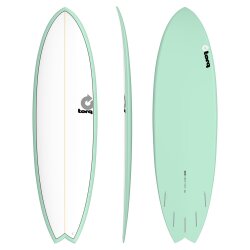 Surfboard TORQ Epoxy TET 6.3 Fish White Seagreen