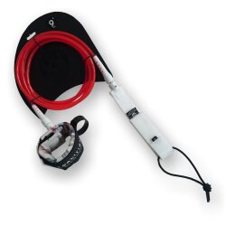 KOALITION Surfboard KNIE Leash 9.0 275cm 7mm Rot