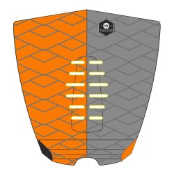 KOALITION Footpad Deck Grip BARREL Orange-Grau 2pc