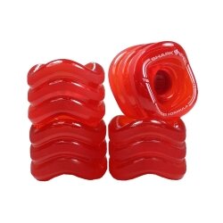Shark Wheels Sidewinder (4er Set) 70mm/ 78a Transparent Rot