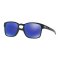 Oakley Latch SQ Sonnenbrille Matte Black / Violet Iridium Polarized