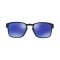 Oakley Latch SQ Sonnenbrille Matte Black / Violet Iridium Polarized