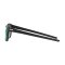 Oakley Latch SQ Sonnenbrille Matte Black / Violet Iridium Polarized
