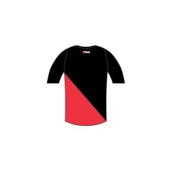 Best Kiteboarding Watershirt Rashguard Kurzarm Black Red