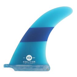 KOALITION Surfboard Finne GFK Longboard 7.5 Inch